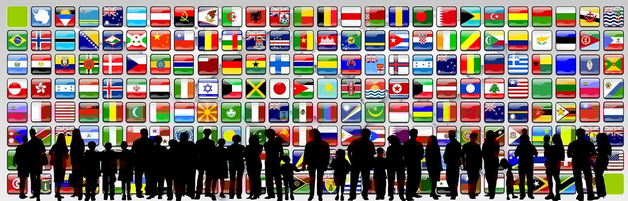 continents, flags, silhouettes, people, population, mankind, circle, arrangement, symbols, earth, world, global, international, worldwide, environment, globalization, population, population, population, population, population